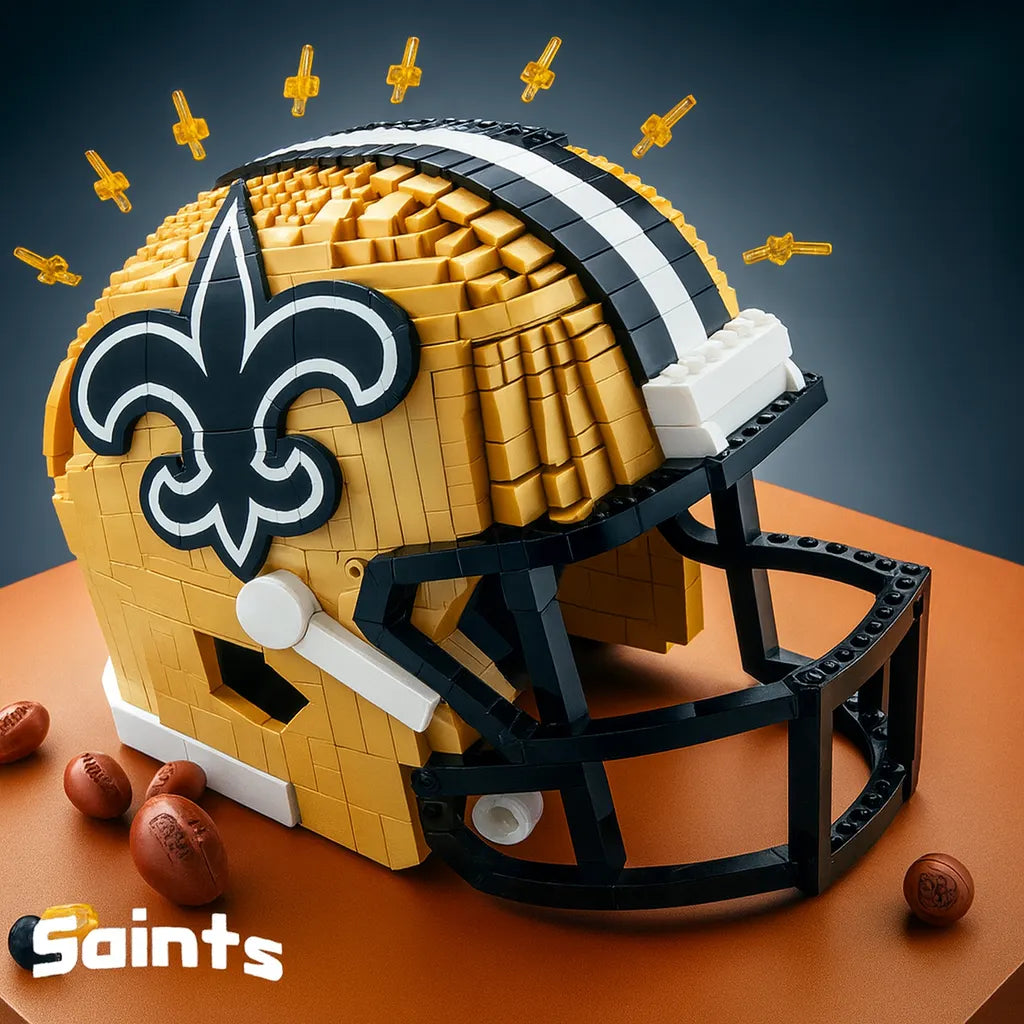 NFL Brick Helmet Collection – Creative Building Blocks Fan Gift