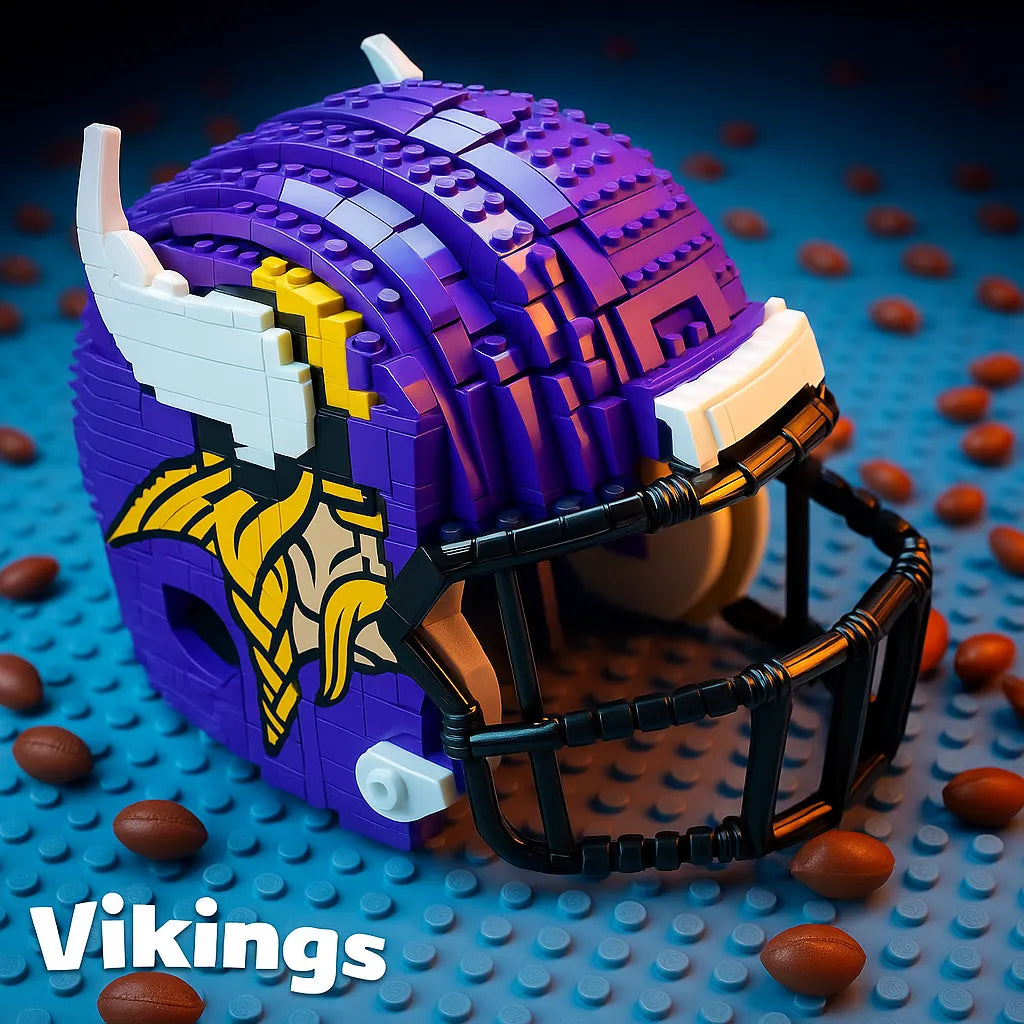 NFL Brick Helmet Collection – Creative Building Blocks Fan Gift