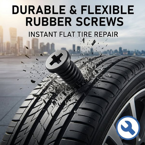 🔥 60PCS Self-Sealing Tire Repair Rubber Nails Kit with 2 Sizes